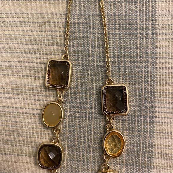 Ann Taylor Long Gemstone Necklace - Picture 14 of 15